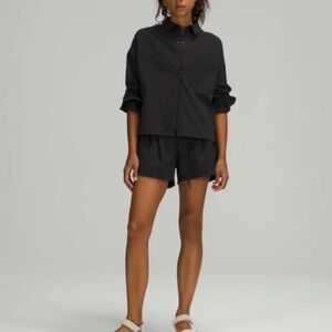 Lululemon Ventlight Button-Up Shirt Black